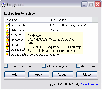 CopyLock Screenshot